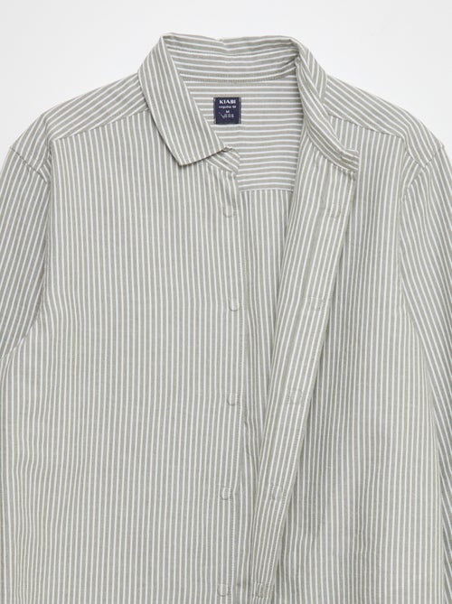 Chemise droite - collection facile à enfiler - Kiabi