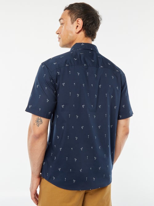 Chemise droite à manches courtes - Kiabi