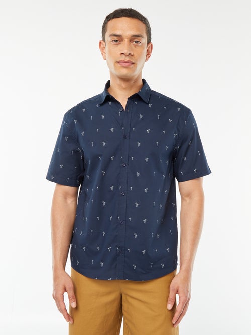Chemise droite à manches courtes - Kiabi