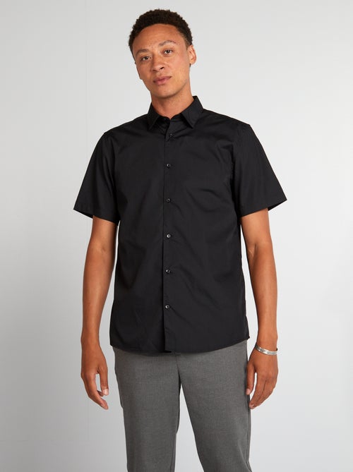 Chemise droite à manches courtes - Kiabi