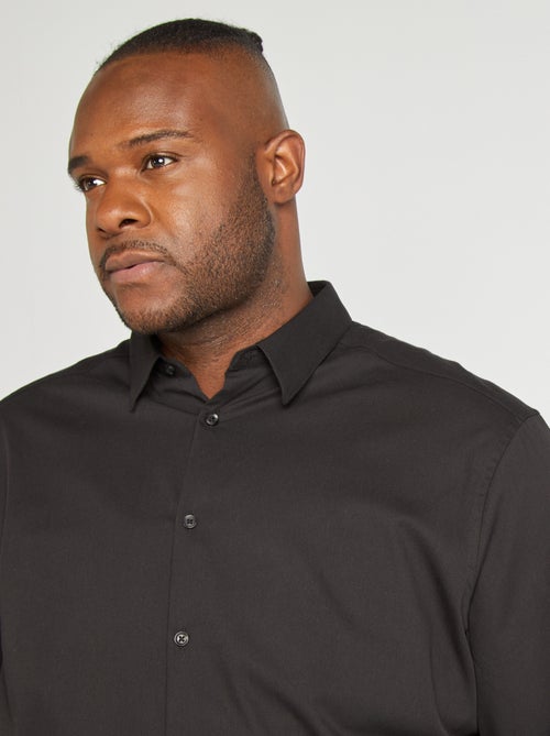 Chemise droite et stretch - Kiabi