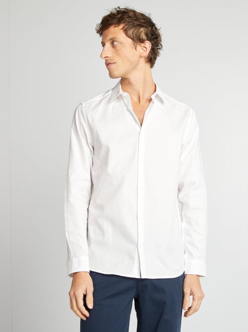 Chemise droite unie - Kiabi