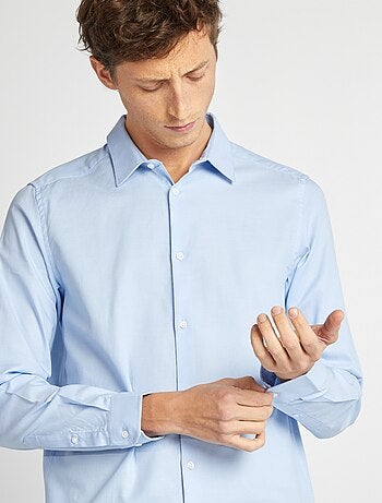 Chemise droite unie