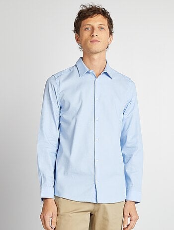 Chemise droite unie