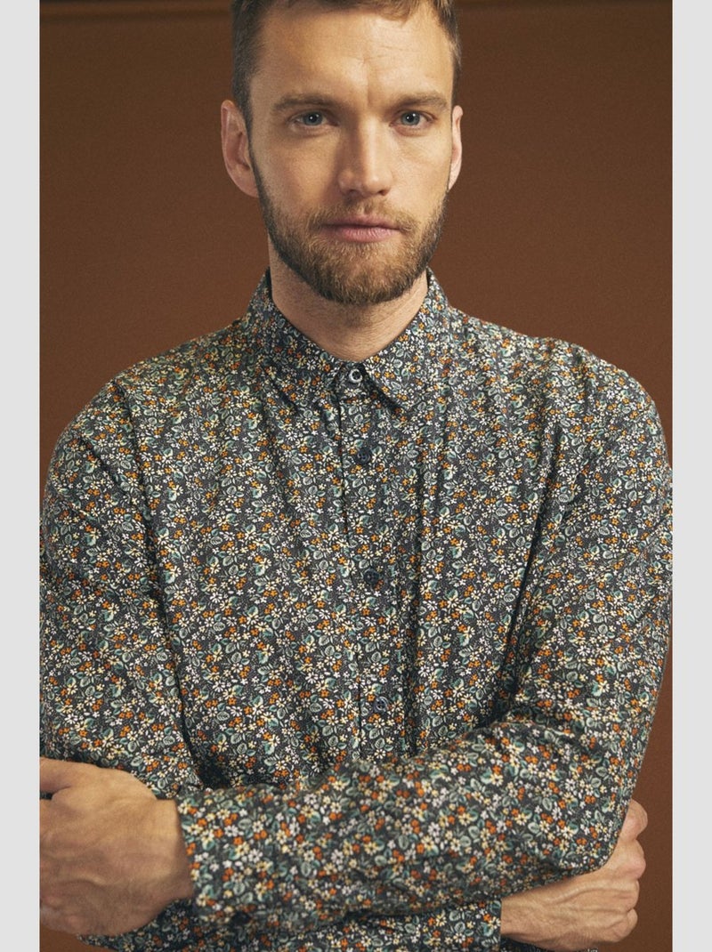 Chemise DROME 'Le Temps Des Cerises' Vert - Kiabi