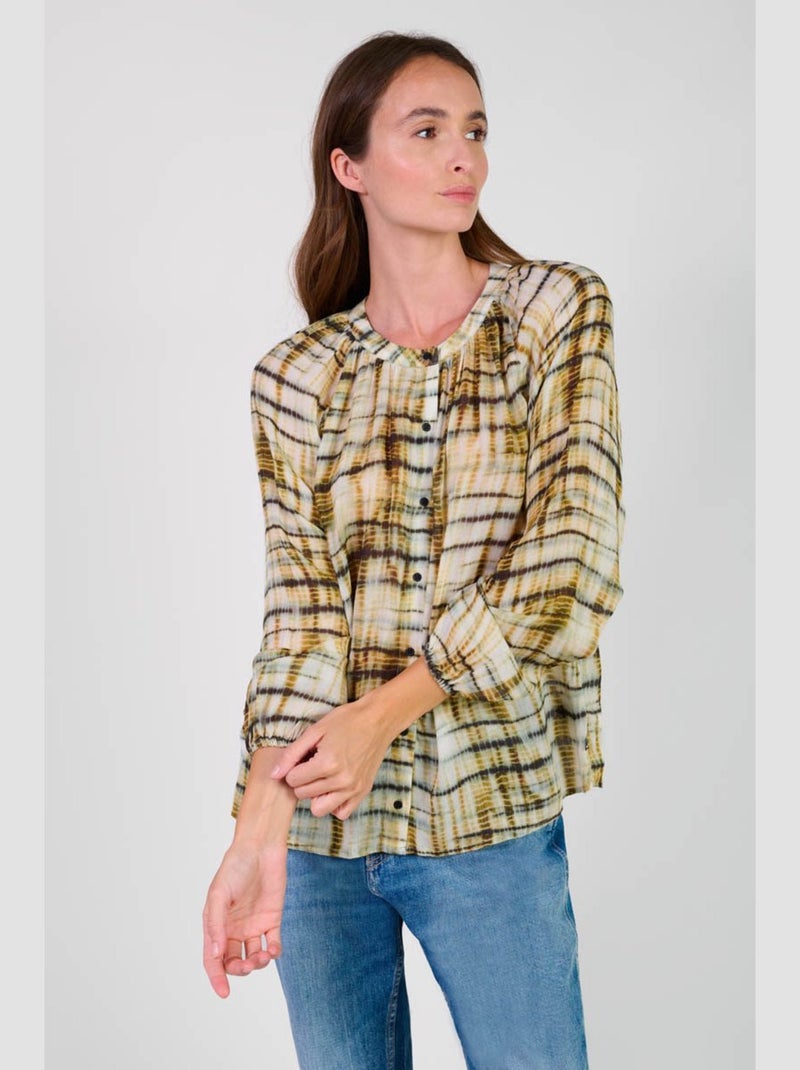 Chemise DYANA 'Le Temps Des Cerises' Jaune - Kiabi