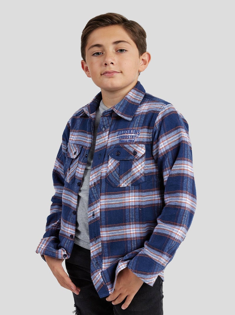 Chemise e Redskins Bleu marine - Kiabi
