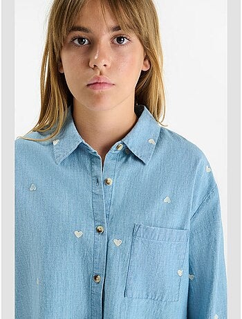 Chemise elidagi 'le temps des cerises'
