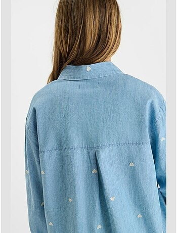 Chemise elidagi 'le temps des cerises'