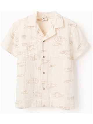 Chemise en Bambula à Motif