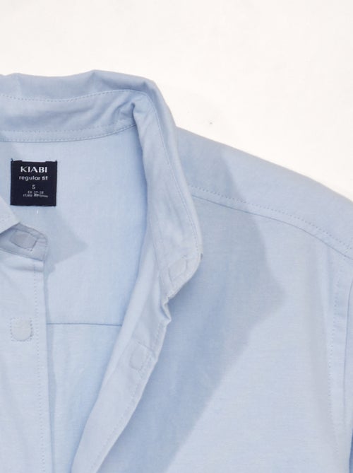 Chemise en chambray - collection facile à enfiler - Kiabi