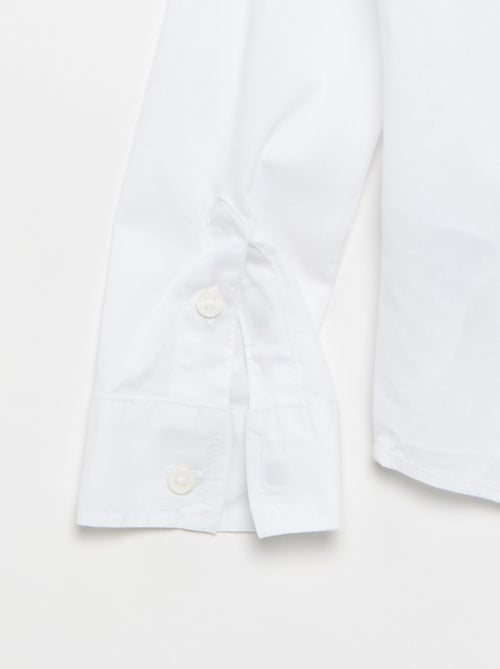 Chemise en coton - collection facile à enfiler - Kiabi