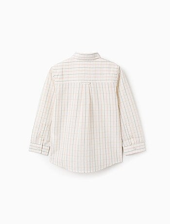 Chemise en Coton à Carreaux