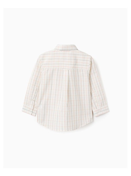 Chemise en Coton à Carreaux - Kiabi