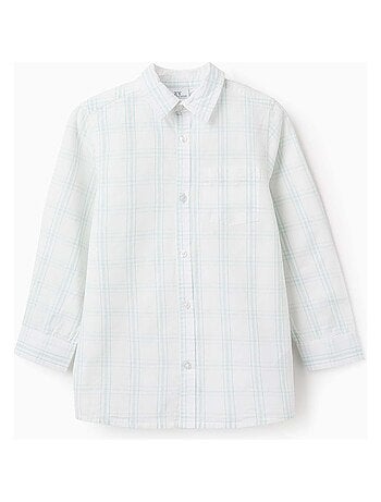 Chemise en Coton à Carreaux