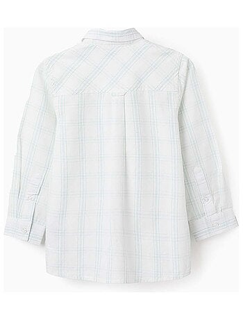 Chemise en Coton à Carreaux