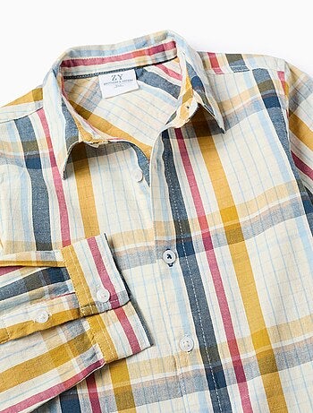Chemise en Coton à Carreaux Brothers & Sisters