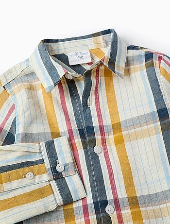 Chemise en Coton à Carreaux Brothers & Sisters