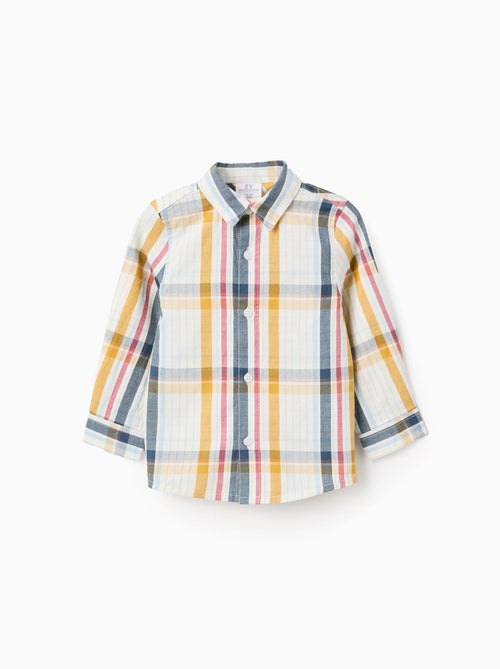 Chemise en Coton à Carreaux Brothers & Sisters - Kiabi