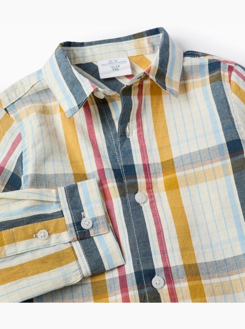 Chemise en Coton à Carreaux Brothers & Sisters - Kiabi