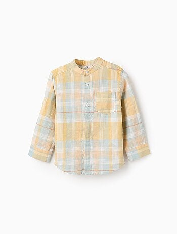 Chemise en Coton à Carreaux Brothers & Sisters