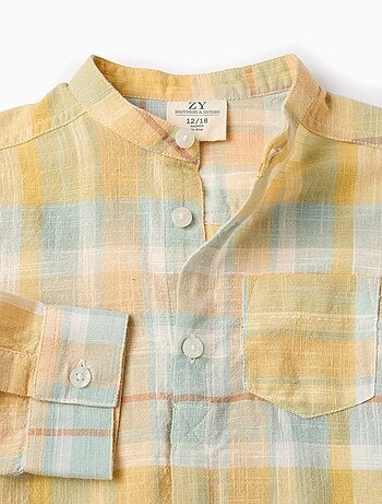 Chemise en Coton à Carreaux Brothers & Sisters