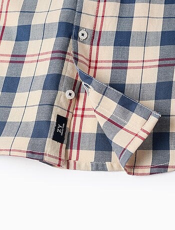 Chemise en coton à carreaux B&S