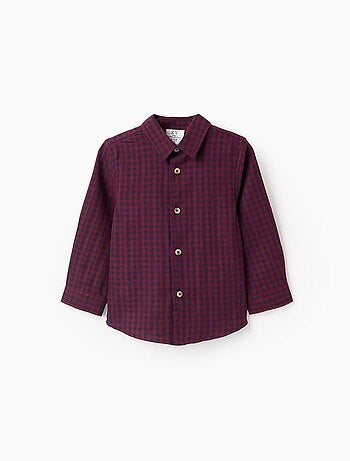 Chemise en Coton à Motif Vichy Brothers & Sisters
