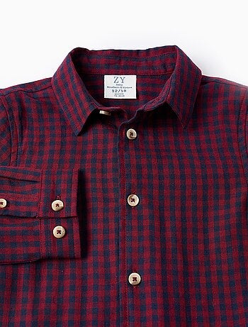 Chemise en Coton à Motif Vichy Brothers & Sisters