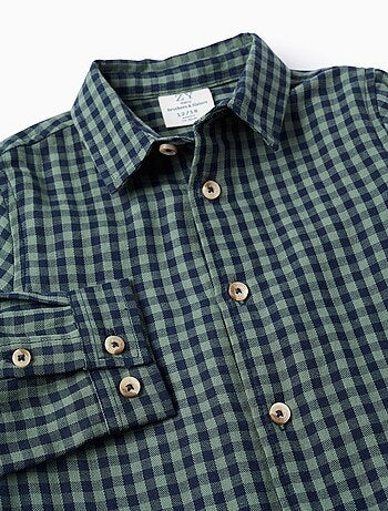 Chemise en Coton à Motif Vichy Brothers & Sisters