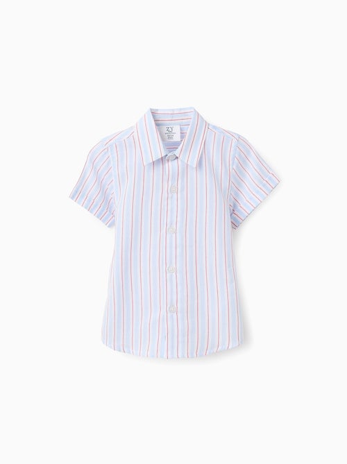 Chemise en Coton à Rayures - Kiabi