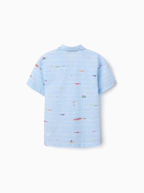 Chemise en coton avec imprimé Carolina Celas x Zippy - Kiabi
