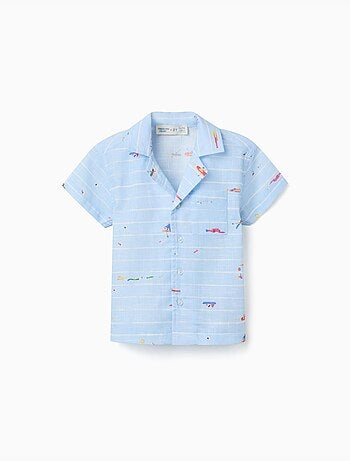 Chemise en coton avec imprimé Carolina Celas x Zippy