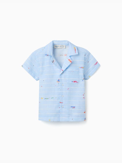 Chemise en coton avec imprimé Carolina Celas x Zippy - Kiabi