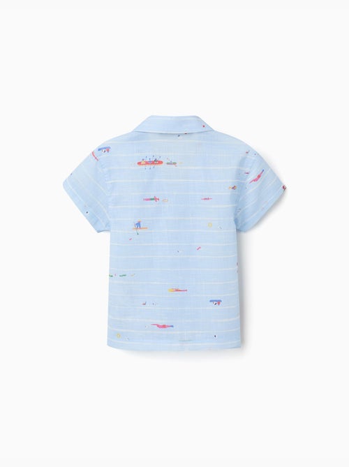 Chemise en coton avec imprimé Carolina Celas x Zippy - Kiabi