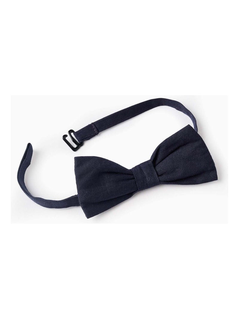 Chemise en Coton avec Nœud Blanc - Kiabi