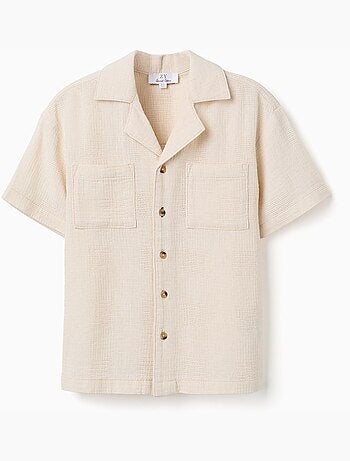 Chemise en coton avec poches poitrine