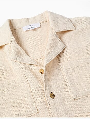 Chemise en coton avec poches poitrine