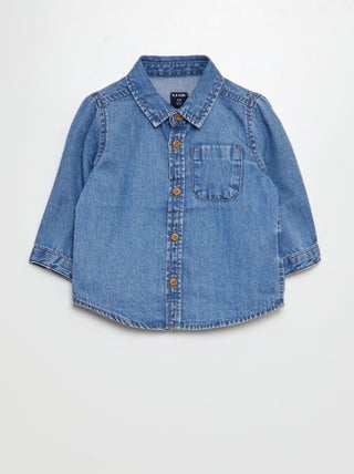 Chemise en coton denim