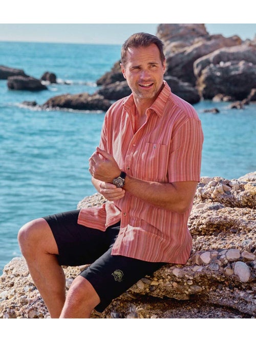 Chemise En Coton Gaufre - ATLAS FOR MEN - Kiabi