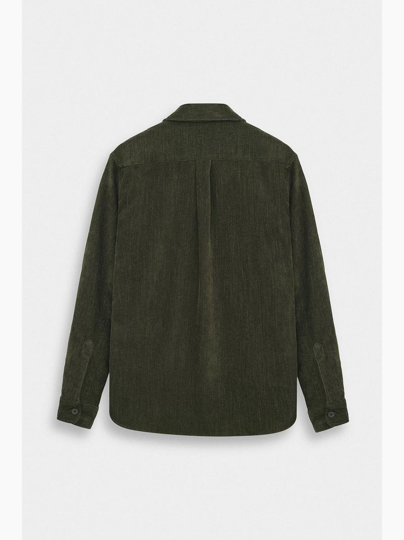Chemise en coton giesto Vert foncé - Kiabi