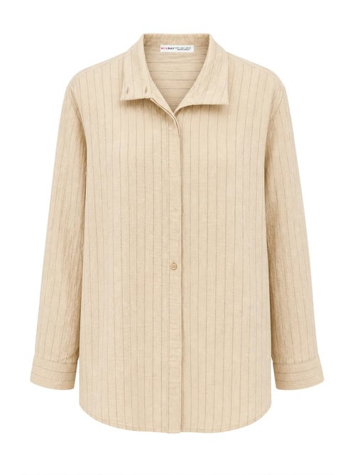 Chemise en coton mixray - Kiabi Chemise en coton mixray - Kiabi