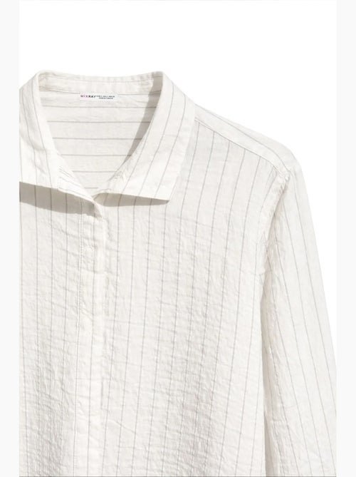 Chemise en coton mixray - Kiabi Chemise en coton mixray - Kiabi