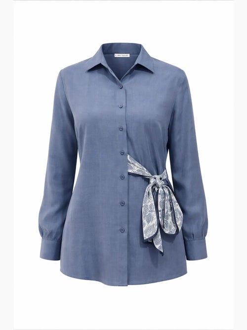 Chemise en coton mixray - Kiabi Chemise en coton mixray - Kiabi