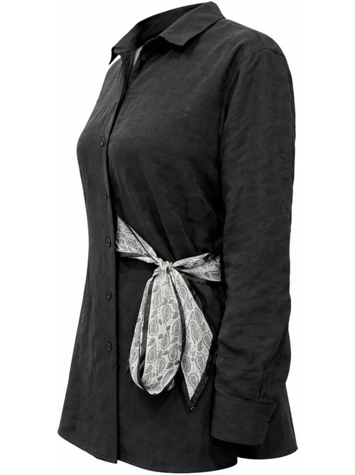 Chemise en coton mixray - Kiabi Chemise en coton mixray - Kiabi