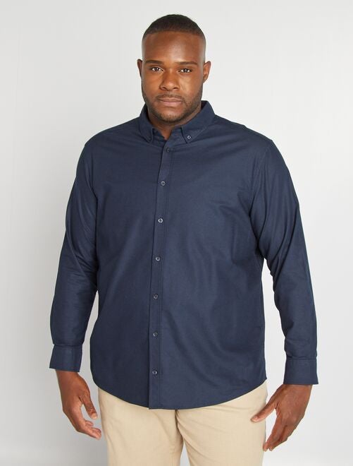 Chemise en coton oxford - Kiabi