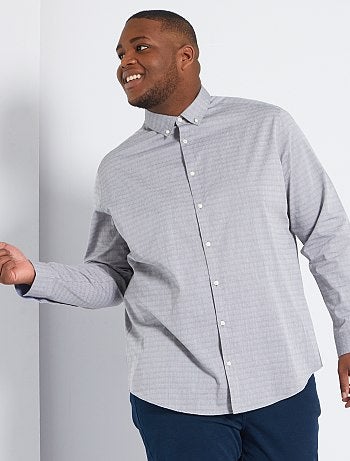 Chemise en coton texturé