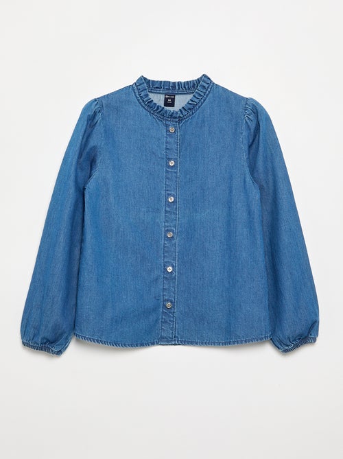 Chemise en denim - collection facile à enfiler - Kiabi Chemise en denim - collection facile à enfiler - Kiabi