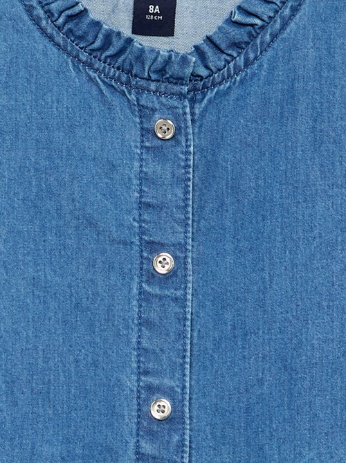 Chemise en denim - collection facile à enfiler - Kiabi Chemise en denim - collection facile à enfiler - Kiabi