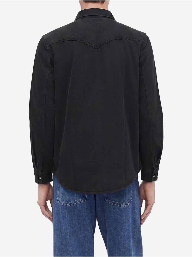 Chemise en denim - tommy jeans Noir - Kiabi